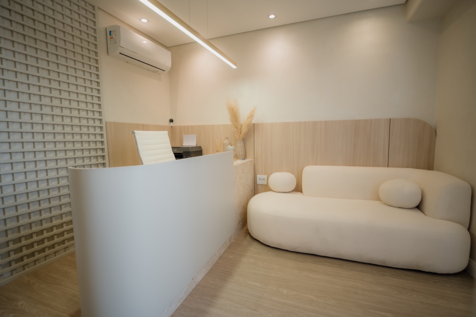 Recepção do espaço